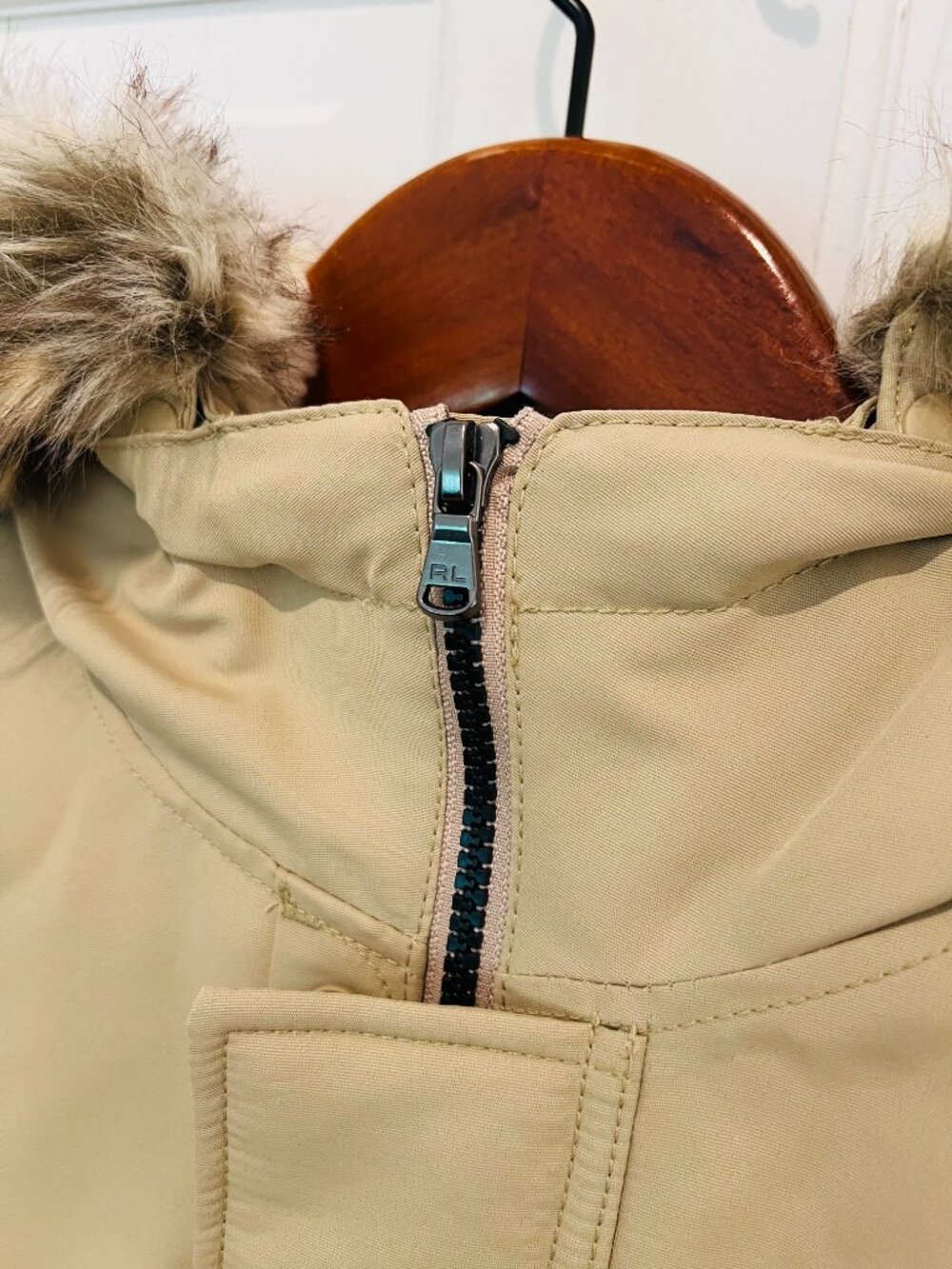 Polo Ralph Lauren Big Boys' Faux-Fur-Trim Down Parka Size X Large XL - Picture 7 of 16